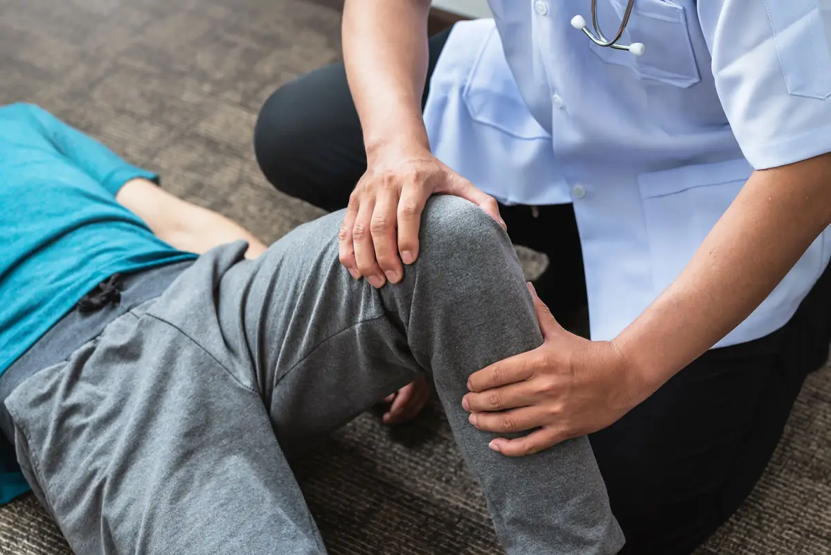 professional orthopedic surgeon is examining a pat 2022 12 13 00 29 07 utc